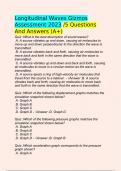 Longitudinal Waves Gizmos Assessment 2023 /5 Questions And Answers (A+)