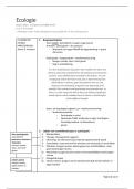 samenvatting Ecologie: HC4: Arnstein