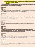 Overview and Use of the CANS-Trauma: A Functional Assessment Strategfor Use Across Service Settings 1. A comprehensive trauma assessment can be a useful tool for treatment and service planning and clinical decision-making. Select one: True False: true 2. 