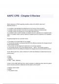 AAPC CPB - Chapter 8 Review Questions & Answers 2023 ( A+ GRADED 100% VERIFIED)