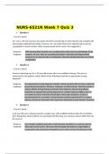 NURS 6521N Week 7 Quiz 3