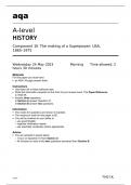 Aqa A-level History 7042/1K May23 Question Paper