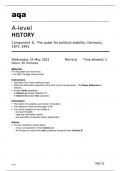 Aqa A-level History 7042/1L May23 Question Paper