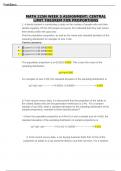 MATH 225 Central Limit Theorem for Proportions Week 5 Assignment : complete solutions (2023/2024) Chamberlain.