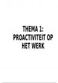 PB1802 Proactiviteit op het werk: een psychologisch perspectief