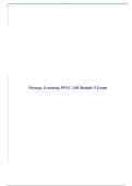 Portage Learning PSYC 140 Module 5 Exam