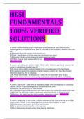 HESI  FUNDAMENTALS  100% VERIFIED  SOLUTIONS