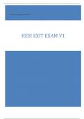 HESI EXIT EXAM V1