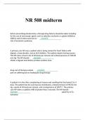 NR 508 midterm 2023/2024