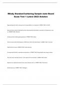 Milady Standard barbering Sample state Board Exam Test 1 Latest 2023 Solution