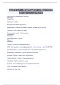 PTCB EXAM- STUDY GUIDE - Practice Exam Graded A 2023