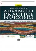 Advanced Practice Nursing-Essential Knowledge for the Profession 5th Edition by Susan M. DeNisco - Latest, Complete And Elaborated Test Bank  All  Chapters (1-32) Included -Updated for 2023