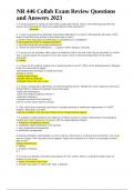 NR 446 Collab Exam Review Questions and Answers 2023, NR 446 Leadership ATI CMS Review 2023 & NR 446 PNCI HA - Multiple Patient Care Management Case Study: High Acuity of J. Eastland Full Scenario.