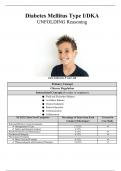 Diabetes Mellitus Type I/DKA UNFOLDING Reasoning