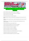 ACLS Heart code REVISED Test Quiz Bank MOD 013 GRADED A+ Questions & Answers 2023/2024 VERIFIED