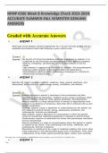 NRNP 6566 Week 8 Knowledge Check 2023-2024 ACCURATE SUMMER-FALL SEMESTER GENUINE ANSWERS 