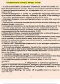 Certified Federal Contracts Manager (CFCM) 1. A cost is reasonable if, in its nature and amount, it does not exceed: that which would be incurred by a prudent person in the conduct of competitive business. 2. Advance Agreements should not be negotiated: a