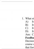 Chapter 1 summary test bank