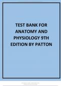 TEST BANK FOR ANATOMY AND PHYSIOLOGY 2nd, 4th, 9th, 11th FULL Editions || VERIFIED PACKAGE DEAL!!!!!