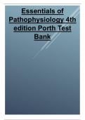 Test bank for Essentials of Pathophysiology 4th edition 2024 update  by Porth