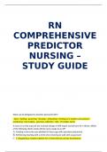 ATI RN COMPREHENSIVE PREDICTOR NURSING –  LATEST STUDY GUIDE 2023