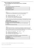 Chapter 36: Drugs Used to Treat Thyroid Disease Clayton/Willihnganz: Basic Pharmacology for Nurses, 17th Edition questions with 100% correct answers Download for an A+