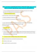 NGN ATI PN COMPREHENSIVE PREDICTOR 2023-2024 REAL EXAM  Questions and Answers GRADED A+