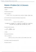  MATH 110 Module 4 Problem Sets 1-4 Answers.