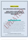 NR503 PAPER.   HEALTHY PEOPLE 2020 IMPACT PAPER.  NR503; POPULATION HEALTH, EPIDEMIOLOGY AND STATISTICAL PRINCIPLES.     HEALTHY PEOPLE 2020 IMPACT PAPER.  The most vulnerable population for oral health problems are school-aged children of Mexican America