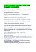 SNCO Promotion Test Study Guide With 100% Correct Answers 2023