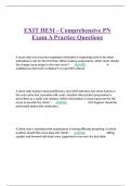 HESI EXIT PN COMPREHENSIVE EXAM 2023/2024