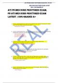 PN ATI  Med Surg Proctored Exam latest  100% GRADED A+  ATI PN Med Surg Proctored Exam,  PN ATI Med Surg Proctored Exam  latest .100% GRADED A+ 