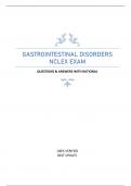 GASTROINTESTINAL DISORDERS NCLEX EXAM