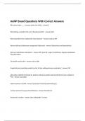 AANP Board Questions With Correct Answers 