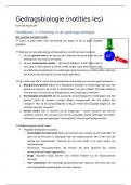 Samenvatting Gedragsbiologie (QE1444)