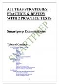 ATI TEAS STRATEGIES,  PRACTICE & REVIEW  WITH 2 PRACTICE TESTS,