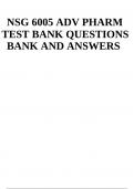  NSG_6005 Pharm Test Bank (Answered).