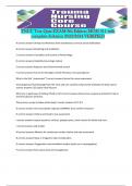 TNCC Test Quiz EXAM 8th Edition MOD 011 with complete Solution 2023/2024 VERIFIED