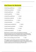 Oral Exam Air Methods