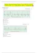 Relias Dysrhythmia Basic Test 2023LATEST UPDATES (A+ GRADED 100% VERIFIED