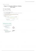 Chapter 13: properties of mixtures