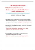 NR 509 Mid Term Exam  NR 509: Advanced Physical Assessment  Best document for preparation, Verified and Correct Answers, Secure Better grade ( Complete solutions and resources for the course exam )