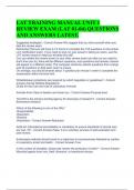 LAT TRAINING MANUAL UNIT 1 REVIEW EXAM (LAT 01-04) QUESTIONS AND ANSWERS LATEST.