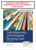 Test Bank for Safe Maternity & Pediatric Nursing Care 2nd edition by Linnard- palmer