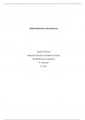 NR599 Critical Appraisal (Medical Application Critical Appraisal) Bailee Dr Cope 2022-2023 {UPDATED} -