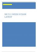 NR 511 WEEK 8 EXAM LATEST