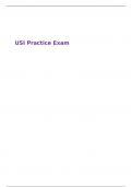 USI Practice Exam