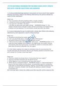  ATI PN MATERNAL NEWBORN PROTOCORED EXAM LATEST UPDATE 2023 WITH VERIFIED QUESTIONS AND ANSWERS