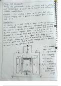 Best Handwritten Notes on Moving Coil Galvanometer.