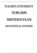 Exam (elaborations) NURS 6650 